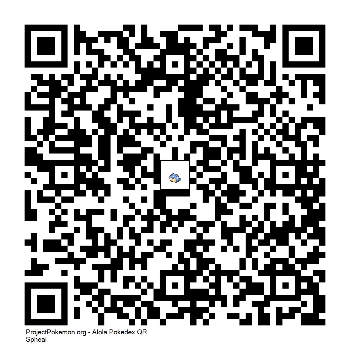 Cdigo QR de Spheal